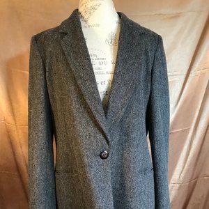 Classic Gray Wool Blazer 14 Tall from Worthington